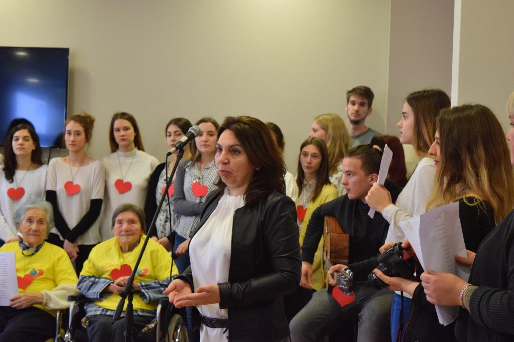 Prije početka programa, riječ smo prepustili ravnateljici Doma, gospođi Diani Lekić.